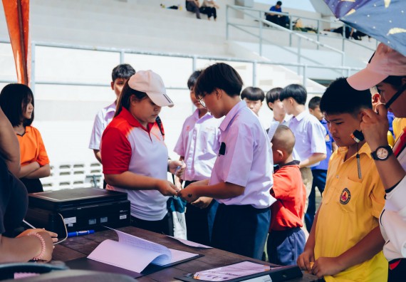 ภาพกิจกรรม  คณะวิทยาศาสตร์และเทคโนโลยี จัดการแข่งขันจรวดขวดน้ำ ระดับประถมศึกษา มัธยมศึกษาตอนต้น มัธยมศึกษาตอนปลาย งานสัปดาห์วิทยาศาสตร์แห่งชาติ ส่วนภูมิภาค ประจำปี 2566