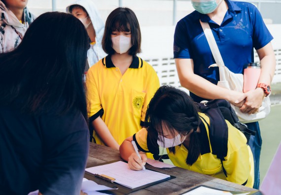 ภาพกิจกรรม  คณะวิทยาศาสตร์และเทคโนโลยี จัดการแข่งขันจรวดขวดน้ำ ระดับประถมศึกษา มัธยมศึกษาตอนต้น มัธยมศึกษาตอนปลาย งานสัปดาห์วิทยาศาสตร์แห่งชาติ ส่วนภูมิภาค ประจำปี 2566