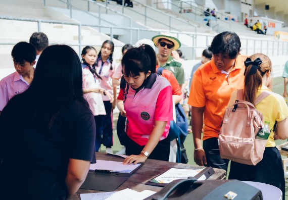 ภาพกิจกรรม  คณะวิทยาศาสตร์และเทคโนโลยี จัดการแข่งขันจรวดขวดน้ำ ระดับประถมศึกษา มัธยมศึกษาตอนต้น มัธยมศึกษาตอนปลาย งานสัปดาห์วิทยาศาสตร์แห่งชาติ ส่วนภูมิภาค ประจำปี 2566