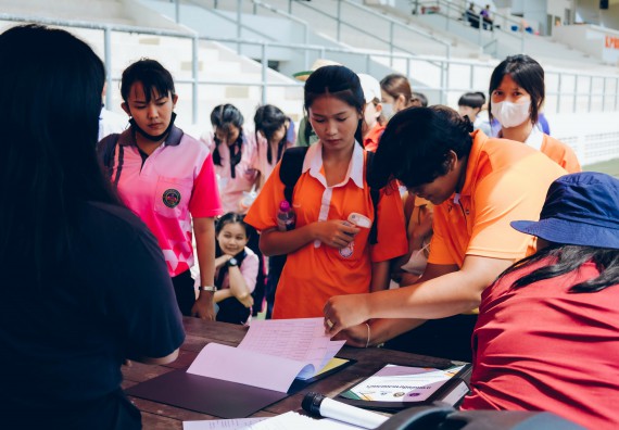 ภาพกิจกรรม  คณะวิทยาศาสตร์และเทคโนโลยี จัดการแข่งขันจรวดขวดน้ำ ระดับประถมศึกษา มัธยมศึกษาตอนต้น มัธยมศึกษาตอนปลาย งานสัปดาห์วิทยาศาสตร์แห่งชาติ ส่วนภูมิภาค ประจำปี 2566