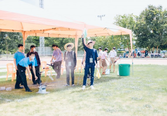 ภาพกิจกรรม  คณะวิทยาศาสตร์และเทคโนโลยี จัดการแข่งขันจรวดขวดน้ำ ระดับประถมศึกษา มัธยมศึกษาตอนต้น มัธยมศึกษาตอนปลาย งานสัปดาห์วิทยาศาสตร์แห่งชาติ ส่วนภูมิภาค ประจำปี 2566