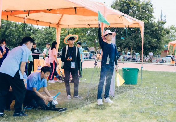 ภาพกิจกรรม  คณะวิทยาศาสตร์และเทคโนโลยี จัดการแข่งขันจรวดขวดน้ำ ระดับประถมศึกษา มัธยมศึกษาตอนต้น มัธยมศึกษาตอนปลาย งานสัปดาห์วิทยาศาสตร์แห่งชาติ ส่วนภูมิภาค ประจำปี 2566