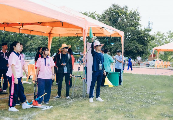 ภาพกิจกรรม  คณะวิทยาศาสตร์และเทคโนโลยี จัดการแข่งขันจรวดขวดน้ำ ระดับประถมศึกษา มัธยมศึกษาตอนต้น มัธยมศึกษาตอนปลาย งานสัปดาห์วิทยาศาสตร์แห่งชาติ ส่วนภูมิภาค ประจำปี 2566