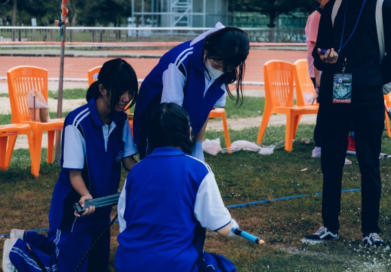 ภาพกิจกรรม  คณะวิทยาศาสตร์และเทคโนโลยี จัดการแข่งขันจรวดขวดน้ำ ระดับประถมศึกษา มัธยมศึกษาตอนต้น มัธยมศึกษาตอนปลาย งานสัปดาห์วิทยาศาสตร์แห่งชาติ ส่วนภูมิภาค ประจำปี 2566