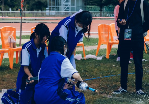 ภาพกิจกรรม  คณะวิทยาศาสตร์และเทคโนโลยี จัดการแข่งขันจรวดขวดน้ำ ระดับประถมศึกษา มัธยมศึกษาตอนต้น มัธยมศึกษาตอนปลาย งานสัปดาห์วิทยาศาสตร์แห่งชาติ ส่วนภูมิภาค ประจำปี 2566