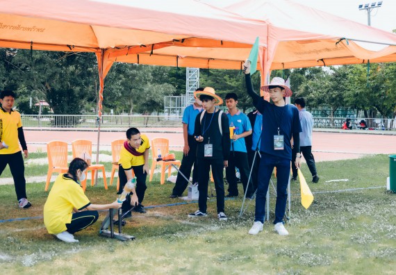 ภาพกิจกรรม  คณะวิทยาศาสตร์และเทคโนโลยี จัดการแข่งขันจรวดขวดน้ำ ระดับประถมศึกษา มัธยมศึกษาตอนต้น มัธยมศึกษาตอนปลาย งานสัปดาห์วิทยาศาสตร์แห่งชาติ ส่วนภูมิภาค ประจำปี 2566