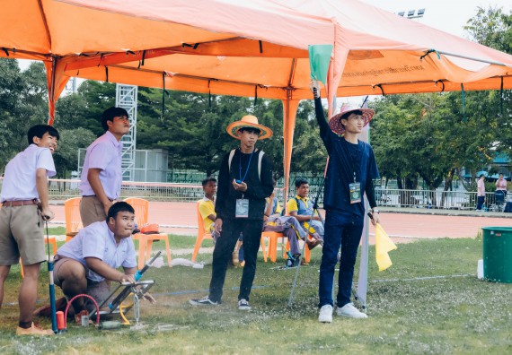 ภาพกิจกรรม  คณะวิทยาศาสตร์และเทคโนโลยี จัดการแข่งขันจรวดขวดน้ำ ระดับประถมศึกษา มัธยมศึกษาตอนต้น มัธยมศึกษาตอนปลาย งานสัปดาห์วิทยาศาสตร์แห่งชาติ ส่วนภูมิภาค ประจำปี 2566