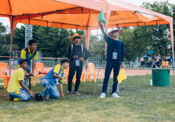 ภาพกิจกรรม  คณะวิทยาศาสตร์และเทคโนโลยี จัดการแข่งขันจรวดขวดน้ำ ระดับประถมศึกษา มัธยมศึกษาตอนต้น มัธยมศึกษาตอนปลาย งานสัปดาห์วิทยาศาสตร์แห่งชาติ ส่วนภูมิภาค ประจำปี 2566