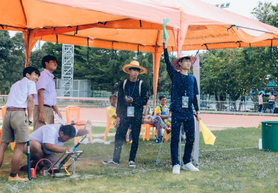 ภาพกิจกรรม  คณะวิทยาศาสตร์และเทคโนโลยี จัดการแข่งขันจรวดขวดน้ำ ระดับประถมศึกษา มัธยมศึกษาตอนต้น มัธยมศึกษาตอนปลาย งานสัปดาห์วิทยาศาสตร์แห่งชาติ ส่วนภูมิภาค ประจำปี 2566