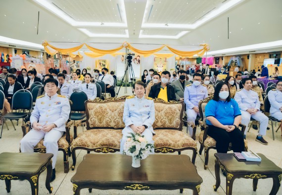 ภาพกิจกรรม  คณะวิทยาศาสตร์และเทคโนโลยี จัดพิธีถวายราชสดุดี พิธีถวายพานพุ่มสักการะและพิธีเปิด งานสัปดาห์วิทยาศาสตร์แห่งชาติ ส่วนภูมิภาค ประจำปี 2566