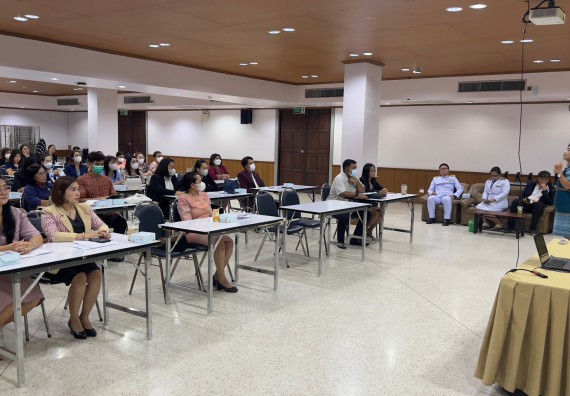  ภาพกิจกรรม  คณะวิทยาศาสตร์และเทคโนโลยี จัดกิจกรรมบรรยายพิเศษทางวิชาการ เรื่อง เทคนิคการสอนทางวิทยาศาสตร์