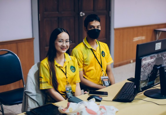 ภาพกิจกรรม   คณะวิทยาศาสตร์และเทคโนโลยี จัดการแข่งขันการพูดทางวิทยาศาสตร์ ระดับประถมศึกษา มัธยมศึกษาตอนต้น มัธยมศึกษาตอนปลาย งานสัปดาห์วิทยาศาสตร์แห่งชาติ ส่วนภูมิภาค ประจำปี 2566