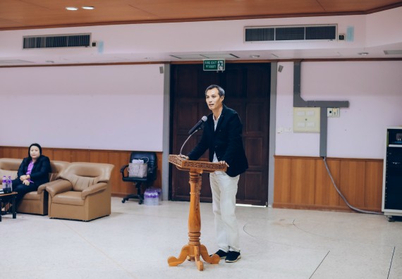 ภาพกิจกรรม   คณะวิทยาศาสตร์และเทคโนโลยี จัดการแข่งขันการพูดทางวิทยาศาสตร์ ระดับประถมศึกษา มัธยมศึกษาตอนต้น มัธยมศึกษาตอนปลาย งานสัปดาห์วิทยาศาสตร์แห่งชาติ ส่วนภูมิภาค ประจำปี 2566