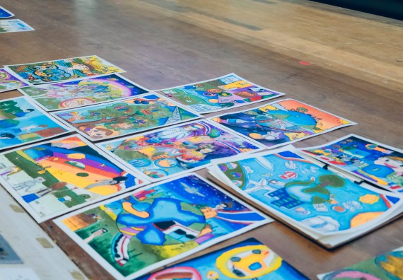 ภาพกิจกรรม  คณะวิทยาศาสตร์และเทคโนโลยี การประกวดภาพวาดจินตนาการทางวิทยาศาสตร์ ระดับประถมศึกษาตอนต้น ประถมศึกษาตอนปลาย มัธยมศึกษาตอนต้น มัธยมศึกษาตอนปลาย งานสัปดาห์วิทยาศาสตร์แห่งชาติ ส่วนภูมิภาค ประจำปี 2566