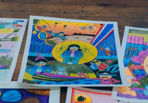 ภาพกิจกรรม  คณะวิทยาศาสตร์และเทคโนโลยี การประกวดภาพวาดจินตนาการทางวิทยาศาสตร์ ระดับประถมศึกษาตอนต้น ประถมศึกษาตอนปลาย มัธยมศึกษาตอนต้น มัธยมศึกษาตอนปลาย งานสัปดาห์วิทยาศาสตร์แห่งชาติ ส่วนภูมิภาค ประจำปี 2566