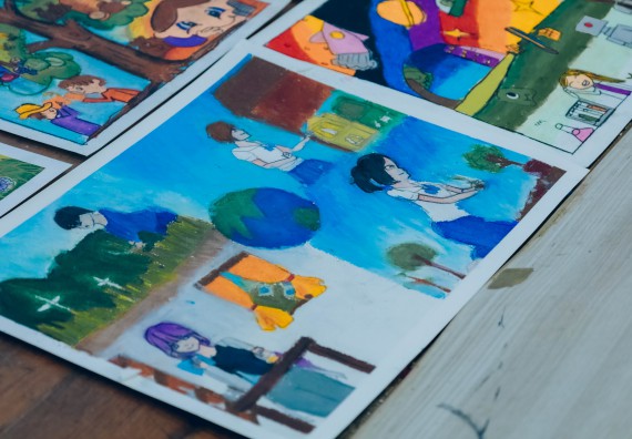 ภาพกิจกรรม  คณะวิทยาศาสตร์และเทคโนโลยี การประกวดภาพวาดจินตนาการทางวิทยาศาสตร์ ระดับประถมศึกษาตอนต้น ประถมศึกษาตอนปลาย มัธยมศึกษาตอนต้น มัธยมศึกษาตอนปลาย งานสัปดาห์วิทยาศาสตร์แห่งชาติ ส่วนภูมิภาค ประจำปี 2566