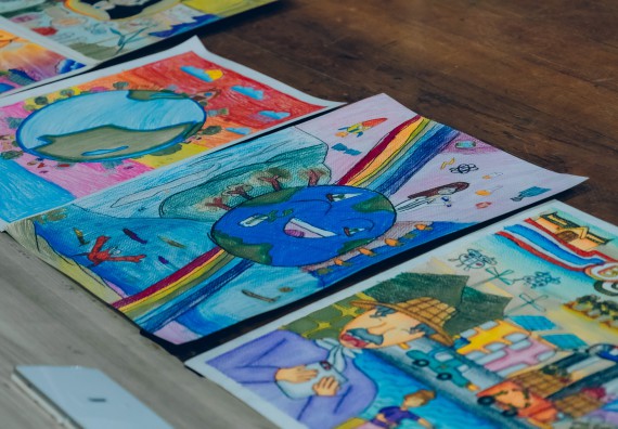 ภาพกิจกรรม  คณะวิทยาศาสตร์และเทคโนโลยี การประกวดภาพวาดจินตนาการทางวิทยาศาสตร์ ระดับประถมศึกษาตอนต้น ประถมศึกษาตอนปลาย มัธยมศึกษาตอนต้น มัธยมศึกษาตอนปลาย งานสัปดาห์วิทยาศาสตร์แห่งชาติ ส่วนภูมิภาค ประจำปี 2566