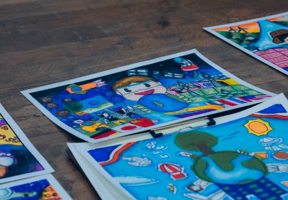 ภาพกิจกรรม  คณะวิทยาศาสตร์และเทคโนโลยี การประกวดภาพวาดจินตนาการทางวิทยาศาสตร์ ระดับประถมศึกษาตอนต้น ประถมศึกษาตอนปลาย มัธยมศึกษาตอนต้น มัธยมศึกษาตอนปลาย งานสัปดาห์วิทยาศาสตร์แห่งชาติ ส่วนภูมิภาค ประจำปี 2566