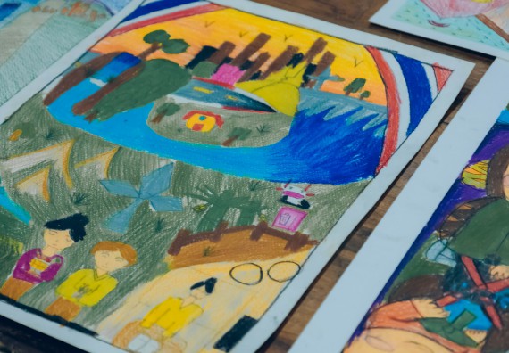 ภาพกิจกรรม  คณะวิทยาศาสตร์และเทคโนโลยี การประกวดภาพวาดจินตนาการทางวิทยาศาสตร์ ระดับประถมศึกษาตอนต้น ประถมศึกษาตอนปลาย มัธยมศึกษาตอนต้น มัธยมศึกษาตอนปลาย งานสัปดาห์วิทยาศาสตร์แห่งชาติ ส่วนภูมิภาค ประจำปี 2566