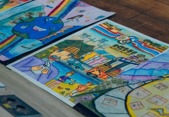 ภาพกิจกรรม  คณะวิทยาศาสตร์และเทคโนโลยี การประกวดภาพวาดจินตนาการทางวิทยาศาสตร์ ระดับประถมศึกษาตอนต้น ประถมศึกษาตอนปลาย มัธยมศึกษาตอนต้น มัธยมศึกษาตอนปลาย งานสัปดาห์วิทยาศาสตร์แห่งชาติ ส่วนภูมิภาค ประจำปี 2566