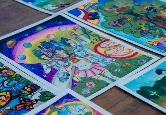 ภาพกิจกรรม  คณะวิทยาศาสตร์และเทคโนโลยี การประกวดภาพวาดจินตนาการทางวิทยาศาสตร์ ระดับประถมศึกษาตอนต้น ประถมศึกษาตอนปลาย มัธยมศึกษาตอนต้น มัธยมศึกษาตอนปลาย งานสัปดาห์วิทยาศาสตร์แห่งชาติ ส่วนภูมิภาค ประจำปี 2566