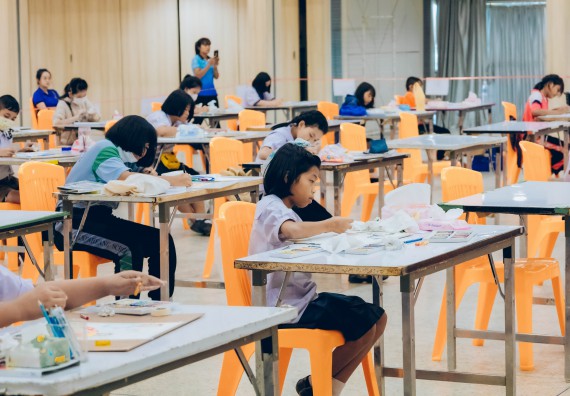 ภาพกิจกรรม  คณะวิทยาศาสตร์และเทคโนโลยี การประกวดภาพวาดจินตนาการทางวิทยาศาสตร์ ระดับประถมศึกษาตอนต้น ประถมศึกษาตอนปลาย มัธยมศึกษาตอนต้น มัธยมศึกษาตอนปลาย งานสัปดาห์วิทยาศาสตร์แห่งชาติ ส่วนภูมิภาค ประจำปี 2566