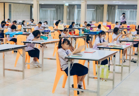 ภาพกิจกรรม  คณะวิทยาศาสตร์และเทคโนโลยี การประกวดภาพวาดจินตนาการทางวิทยาศาสตร์ ระดับประถมศึกษาตอนต้น ประถมศึกษาตอนปลาย มัธยมศึกษาตอนต้น มัธยมศึกษาตอนปลาย งานสัปดาห์วิทยาศาสตร์แห่งชาติ ส่วนภูมิภาค ประจำปี 2566