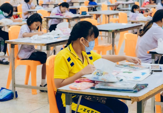 ภาพกิจกรรม  คณะวิทยาศาสตร์และเทคโนโลยี การประกวดภาพวาดจินตนาการทางวิทยาศาสตร์ ระดับประถมศึกษาตอนต้น ประถมศึกษาตอนปลาย มัธยมศึกษาตอนต้น มัธยมศึกษาตอนปลาย งานสัปดาห์วิทยาศาสตร์แห่งชาติ ส่วนภูมิภาค ประจำปี 2566