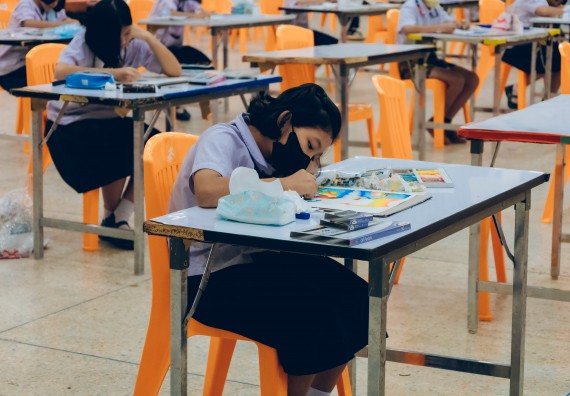 ภาพกิจกรรม  คณะวิทยาศาสตร์และเทคโนโลยี การประกวดภาพวาดจินตนาการทางวิทยาศาสตร์ ระดับประถมศึกษาตอนต้น ประถมศึกษาตอนปลาย มัธยมศึกษาตอนต้น มัธยมศึกษาตอนปลาย งานสัปดาห์วิทยาศาสตร์แห่งชาติ ส่วนภูมิภาค ประจำปี 2566