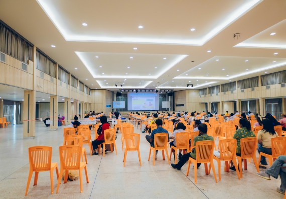 ภาพกิจกรรม  คณะวิทยาศาสตร์และเทคโนโลยี การประกวดภาพวาดจินตนาการทางวิทยาศาสตร์ ระดับประถมศึกษาตอนต้น ประถมศึกษาตอนปลาย มัธยมศึกษาตอนต้น มัธยมศึกษาตอนปลาย งานสัปดาห์วิทยาศาสตร์แห่งชาติ ส่วนภูมิภาค ประจำปี 2566