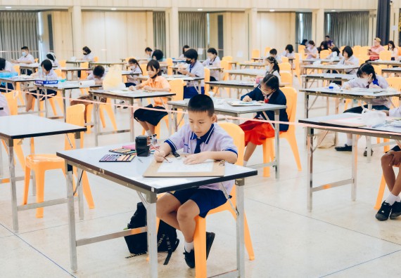 ภาพกิจกรรม  คณะวิทยาศาสตร์และเทคโนโลยี การประกวดภาพวาดจินตนาการทางวิทยาศาสตร์ ระดับประถมศึกษาตอนต้น ประถมศึกษาตอนปลาย มัธยมศึกษาตอนต้น มัธยมศึกษาตอนปลาย งานสัปดาห์วิทยาศาสตร์แห่งชาติ ส่วนภูมิภาค ประจำปี 2566