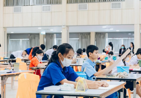 ภาพกิจกรรม  คณะวิทยาศาสตร์และเทคโนโลยี การประกวดภาพวาดจินตนาการทางวิทยาศาสตร์ ระดับประถมศึกษาตอนต้น ประถมศึกษาตอนปลาย มัธยมศึกษาตอนต้น มัธยมศึกษาตอนปลาย งานสัปดาห์วิทยาศาสตร์แห่งชาติ ส่วนภูมิภาค ประจำปี 2566