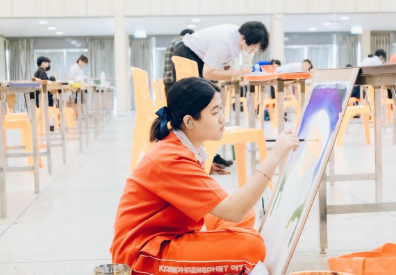 ภาพกิจกรรม  คณะวิทยาศาสตร์และเทคโนโลยี การประกวดภาพวาดจินตนาการทางวิทยาศาสตร์ ระดับประถมศึกษาตอนต้น ประถมศึกษาตอนปลาย มัธยมศึกษาตอนต้น มัธยมศึกษาตอนปลาย งานสัปดาห์วิทยาศาสตร์แห่งชาติ ส่วนภูมิภาค ประจำปี 2566