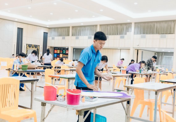 ภาพกิจกรรม  คณะวิทยาศาสตร์และเทคโนโลยี การประกวดภาพวาดจินตนาการทางวิทยาศาสตร์ ระดับประถมศึกษาตอนต้น ประถมศึกษาตอนปลาย มัธยมศึกษาตอนต้น มัธยมศึกษาตอนปลาย งานสัปดาห์วิทยาศาสตร์แห่งชาติ ส่วนภูมิภาค ประจำปี 2566