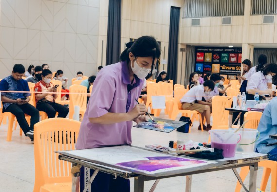 ภาพกิจกรรม  คณะวิทยาศาสตร์และเทคโนโลยี การประกวดภาพวาดจินตนาการทางวิทยาศาสตร์ ระดับประถมศึกษาตอนต้น ประถมศึกษาตอนปลาย มัธยมศึกษาตอนต้น มัธยมศึกษาตอนปลาย งานสัปดาห์วิทยาศาสตร์แห่งชาติ ส่วนภูมิภาค ประจำปี 2566