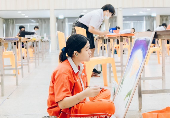 ภาพกิจกรรม  คณะวิทยาศาสตร์และเทคโนโลยี การประกวดภาพวาดจินตนาการทางวิทยาศาสตร์ ระดับประถมศึกษาตอนต้น ประถมศึกษาตอนปลาย มัธยมศึกษาตอนต้น มัธยมศึกษาตอนปลาย งานสัปดาห์วิทยาศาสตร์แห่งชาติ ส่วนภูมิภาค ประจำปี 2566