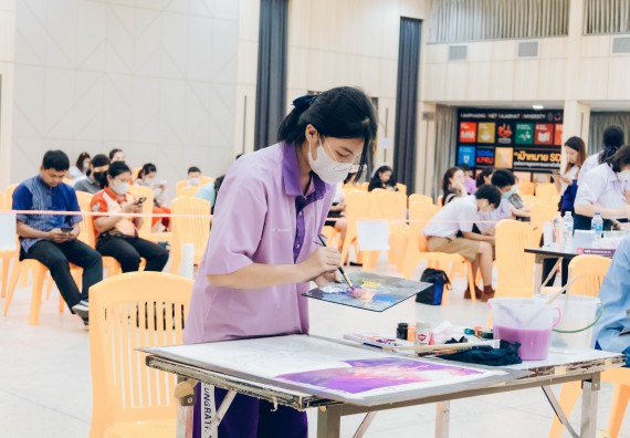 ภาพกิจกรรม  คณะวิทยาศาสตร์และเทคโนโลยี การประกวดภาพวาดจินตนาการทางวิทยาศาสตร์ ระดับประถมศึกษาตอนต้น ประถมศึกษาตอนปลาย มัธยมศึกษาตอนต้น มัธยมศึกษาตอนปลาย งานสัปดาห์วิทยาศาสตร์แห่งชาติ ส่วนภูมิภาค ประจำปี 2566