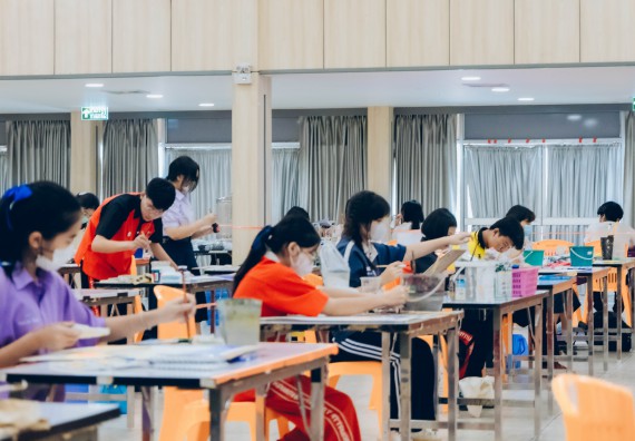 ภาพกิจกรรม  คณะวิทยาศาสตร์และเทคโนโลยี การประกวดภาพวาดจินตนาการทางวิทยาศาสตร์ ระดับประถมศึกษาตอนต้น ประถมศึกษาตอนปลาย มัธยมศึกษาตอนต้น มัธยมศึกษาตอนปลาย งานสัปดาห์วิทยาศาสตร์แห่งชาติ ส่วนภูมิภาค ประจำปี 2566