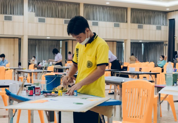 ภาพกิจกรรม  คณะวิทยาศาสตร์และเทคโนโลยี การประกวดภาพวาดจินตนาการทางวิทยาศาสตร์ ระดับประถมศึกษาตอนต้น ประถมศึกษาตอนปลาย มัธยมศึกษาตอนต้น มัธยมศึกษาตอนปลาย งานสัปดาห์วิทยาศาสตร์แห่งชาติ ส่วนภูมิภาค ประจำปี 2566