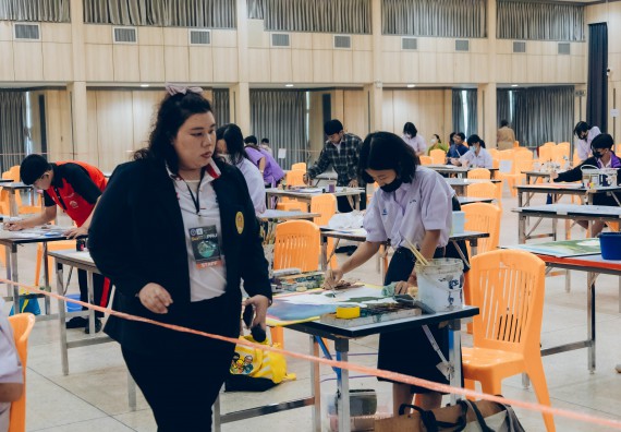 ภาพกิจกรรม  คณะวิทยาศาสตร์และเทคโนโลยี การประกวดภาพวาดจินตนาการทางวิทยาศาสตร์ ระดับประถมศึกษาตอนต้น ประถมศึกษาตอนปลาย มัธยมศึกษาตอนต้น มัธยมศึกษาตอนปลาย งานสัปดาห์วิทยาศาสตร์แห่งชาติ ส่วนภูมิภาค ประจำปี 2566