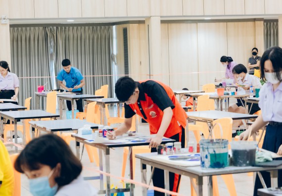 ภาพกิจกรรม  คณะวิทยาศาสตร์และเทคโนโลยี การประกวดภาพวาดจินตนาการทางวิทยาศาสตร์ ระดับประถมศึกษาตอนต้น ประถมศึกษาตอนปลาย มัธยมศึกษาตอนต้น มัธยมศึกษาตอนปลาย งานสัปดาห์วิทยาศาสตร์แห่งชาติ ส่วนภูมิภาค ประจำปี 2566