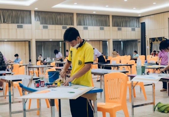 ภาพกิจกรรม  คณะวิทยาศาสตร์และเทคโนโลยี การประกวดภาพวาดจินตนาการทางวิทยาศาสตร์ ระดับประถมศึกษาตอนต้น ประถมศึกษาตอนปลาย มัธยมศึกษาตอนต้น มัธยมศึกษาตอนปลาย งานสัปดาห์วิทยาศาสตร์แห่งชาติ ส่วนภูมิภาค ประจำปี 2566