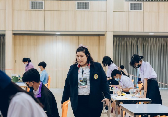 ภาพกิจกรรม  คณะวิทยาศาสตร์และเทคโนโลยี การประกวดภาพวาดจินตนาการทางวิทยาศาสตร์ ระดับประถมศึกษาตอนต้น ประถมศึกษาตอนปลาย มัธยมศึกษาตอนต้น มัธยมศึกษาตอนปลาย งานสัปดาห์วิทยาศาสตร์แห่งชาติ ส่วนภูมิภาค ประจำปี 2566