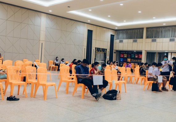 ภาพกิจกรรม  คณะวิทยาศาสตร์และเทคโนโลยี การประกวดภาพวาดจินตนาการทางวิทยาศาสตร์ ระดับประถมศึกษาตอนต้น ประถมศึกษาตอนปลาย มัธยมศึกษาตอนต้น มัธยมศึกษาตอนปลาย งานสัปดาห์วิทยาศาสตร์แห่งชาติ ส่วนภูมิภาค ประจำปี 2566