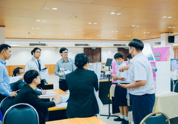 ภาพกิจกรรม  คณะวิทยาศาสตร์และเทคโนโลยี การประกวดโครงงานวิทยาศาสตร์ ระดับมัธยมศึกษาตอนต้น มัธยมศึกษาตอนปลาย งานสัปดาห์วิทยาศาสตร์แห่งชาติ ส่วนภูมิภาค ประจำปี 2566