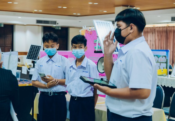 ภาพกิจกรรม  คณะวิทยาศาสตร์และเทคโนโลยี การประกวดโครงงานวิทยาศาสตร์ ระดับมัธยมศึกษาตอนต้น มัธยมศึกษาตอนปลาย งานสัปดาห์วิทยาศาสตร์แห่งชาติ ส่วนภูมิภาค ประจำปี 2566