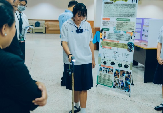 ภาพกิจกรรม  คณะวิทยาศาสตร์และเทคโนโลยี การประกวดโครงงานวิทยาศาสตร์ ระดับมัธยมศึกษาตอนต้น มัธยมศึกษาตอนปลาย งานสัปดาห์วิทยาศาสตร์แห่งชาติ ส่วนภูมิภาค ประจำปี 2566