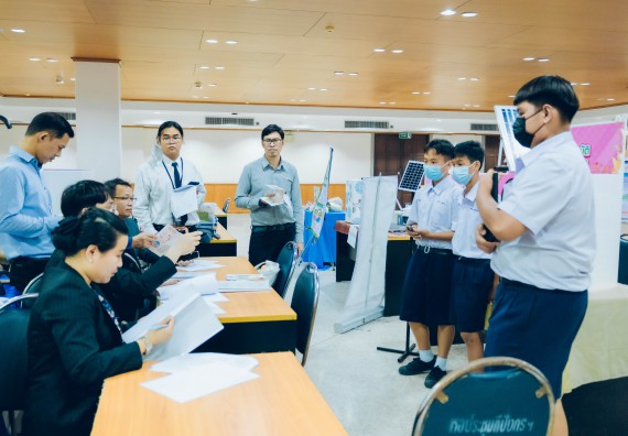 ภาพกิจกรรม  คณะวิทยาศาสตร์และเทคโนโลยี การประกวดโครงงานวิทยาศาสตร์ ระดับมัธยมศึกษาตอนต้น มัธยมศึกษาตอนปลาย งานสัปดาห์วิทยาศาสตร์แห่งชาติ ส่วนภูมิภาค ประจำปี 2566