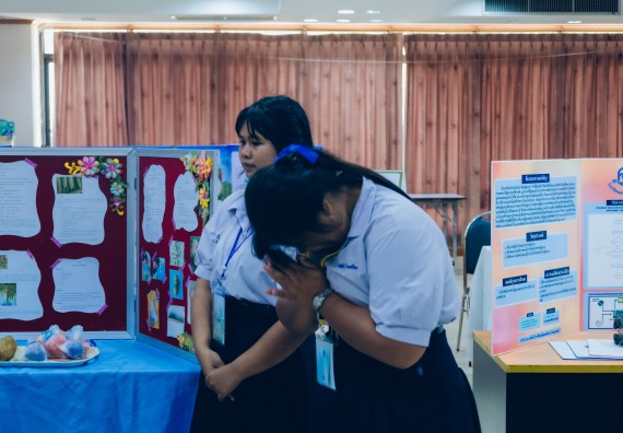 ภาพกิจกรรม  คณะวิทยาศาสตร์และเทคโนโลยี การประกวดโครงงานวิทยาศาสตร์ ระดับมัธยมศึกษาตอนต้น มัธยมศึกษาตอนปลาย งานสัปดาห์วิทยาศาสตร์แห่งชาติ ส่วนภูมิภาค ประจำปี 2566