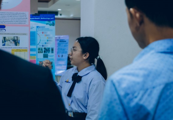 ภาพกิจกรรม  คณะวิทยาศาสตร์และเทคโนโลยี การประกวดโครงงานวิทยาศาสตร์ ระดับมัธยมศึกษาตอนต้น มัธยมศึกษาตอนปลาย งานสัปดาห์วิทยาศาสตร์แห่งชาติ ส่วนภูมิภาค ประจำปี 2566